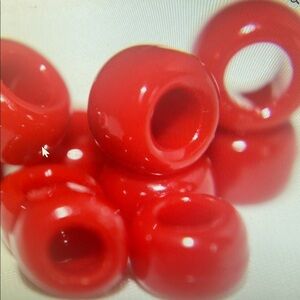 100ct. Vibrant Red Beads